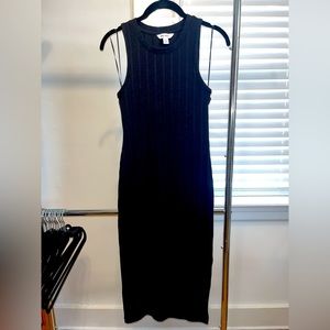 Casual Black Midi Dress Size XS